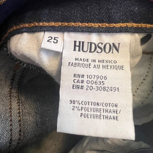 Hudson Jeans Tally Deep Cuff Crop Skinny 25 X 29 - Picture 5 of 8